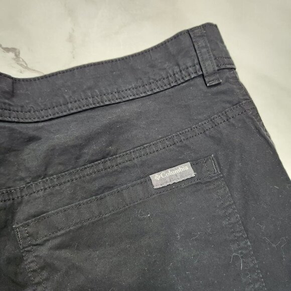 Columbia Regular Fit Black Cotton Blend Hiking Pants Men's 36x30 - Picture 5 of 7